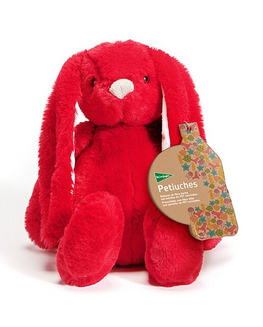 Imagen 0 de Peluche conejo rojo 30 cm sostenible El Corte Inglés