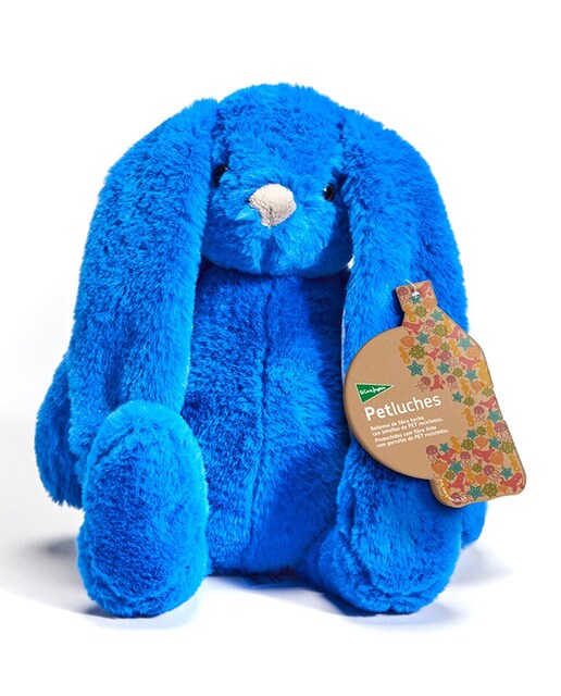 Imagen 0 de Peluche conejo azul 14 cm sostenible El Corte Inglés