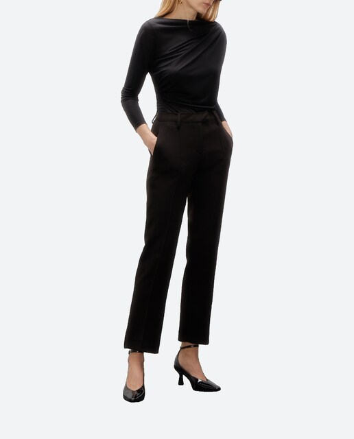 Imagen 0 de Pantalón de mujer pitillo con aberturas en bajo