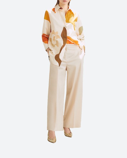 Imagen 0 de Blusón de mujer en popelín manga larga