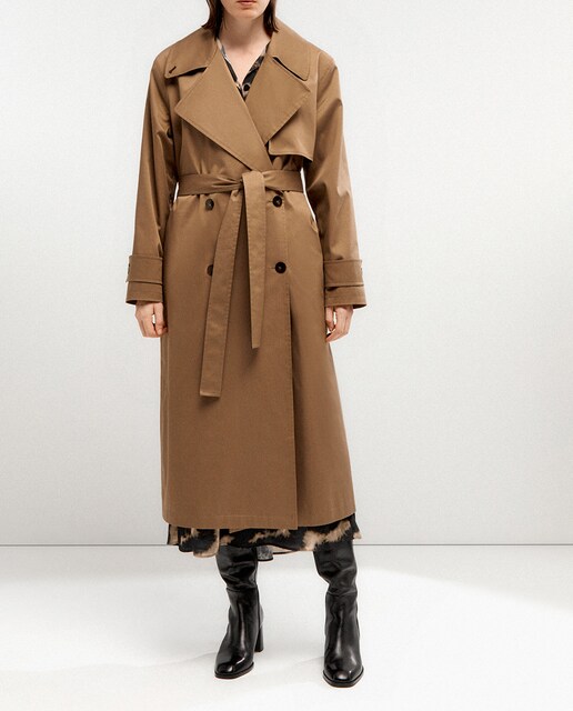 Imagen 0 de Gabardina de mujer larga