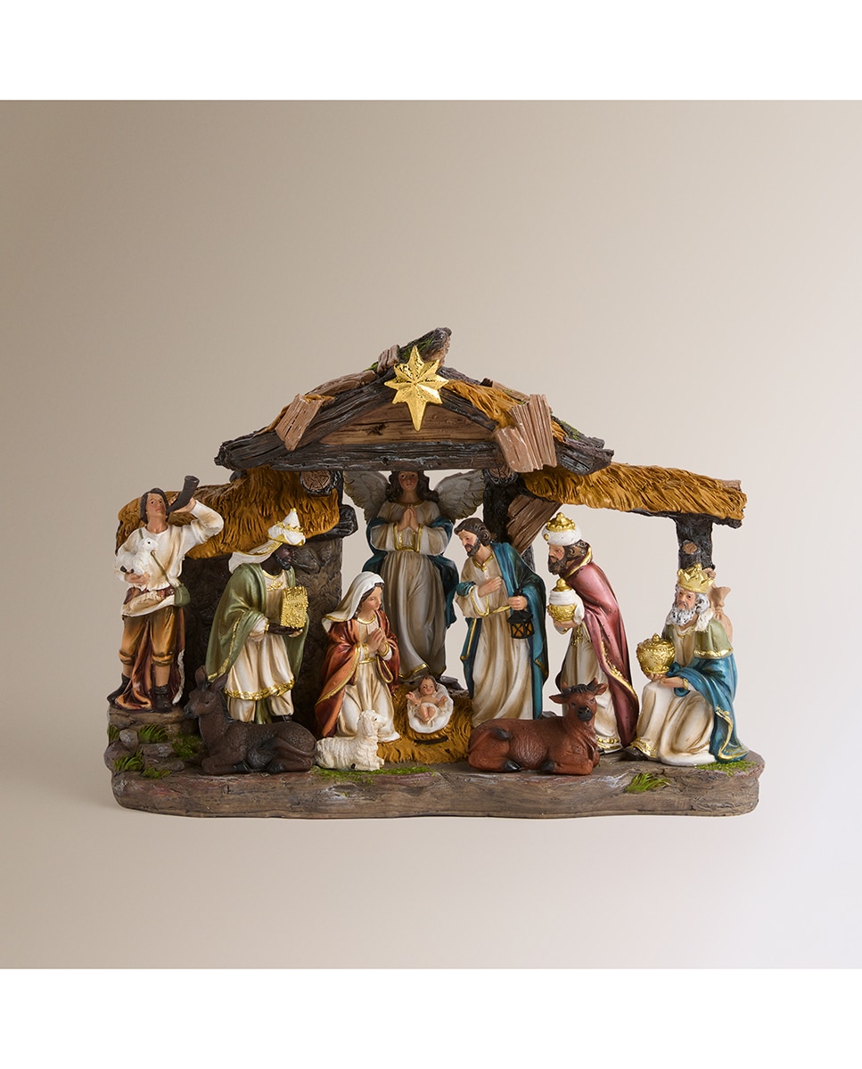 Imagen 0 de Figura monopieza Nacimiento con portal Navidad El Corte Inglés
