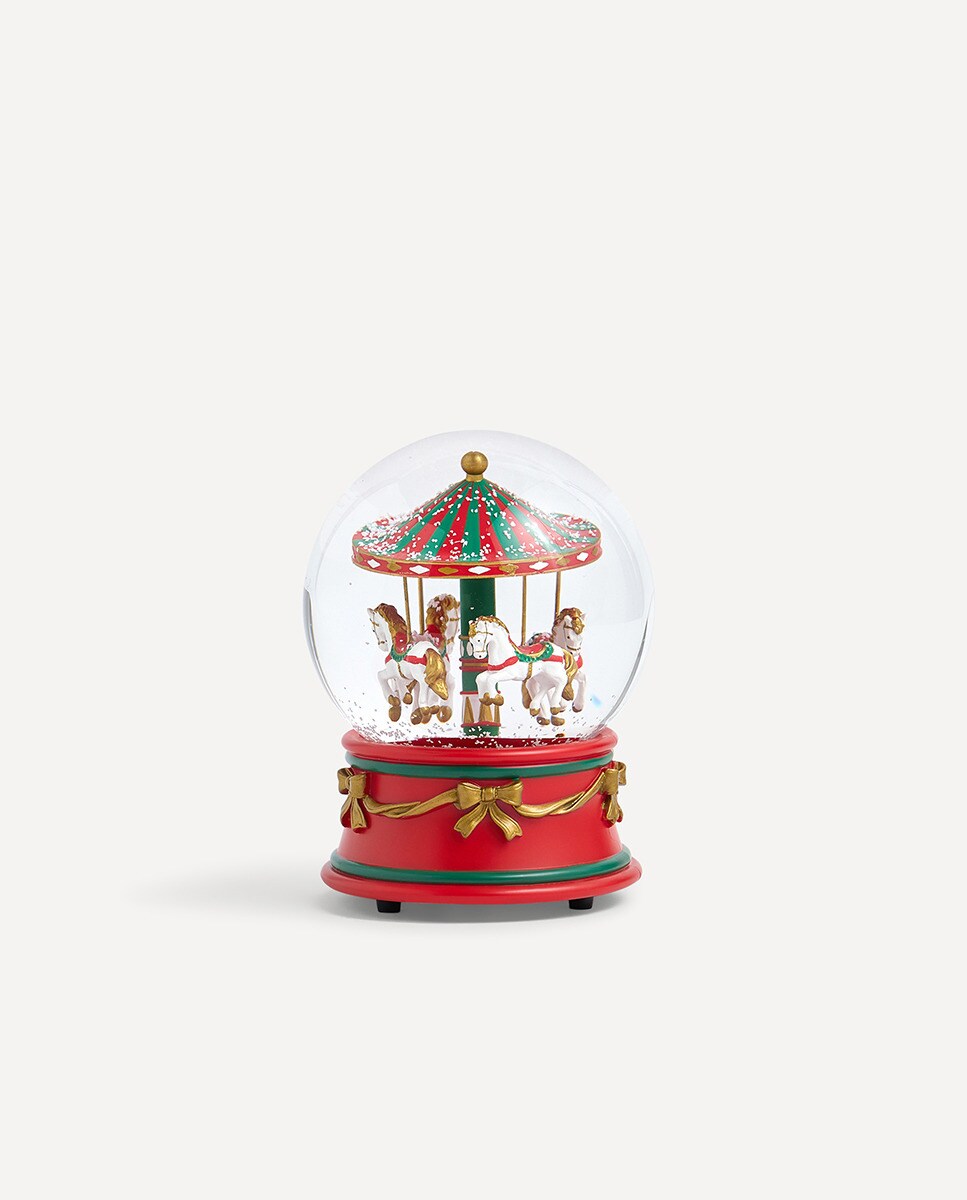 Imagen 0 de Bola de nieve con música Carrusel Navidad El Corte Inglés