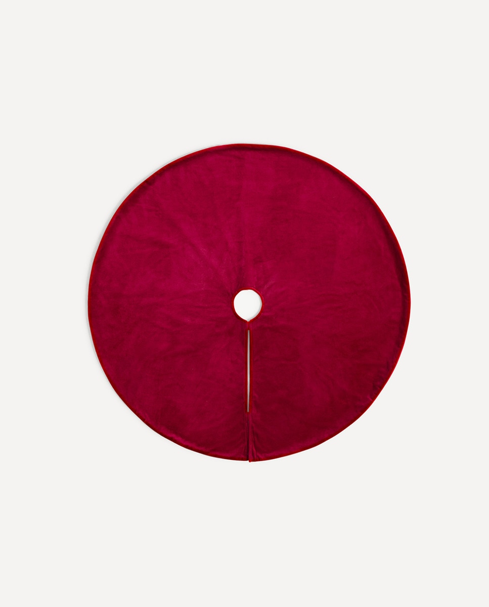 Imagen 0 de Base para el árbol de terciopelo burdeos Navidad El Corte Inglés