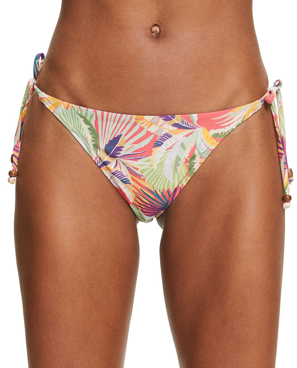 Imagen 0 de Braga de bikini sexy mini estampado hojas cierre lazadas