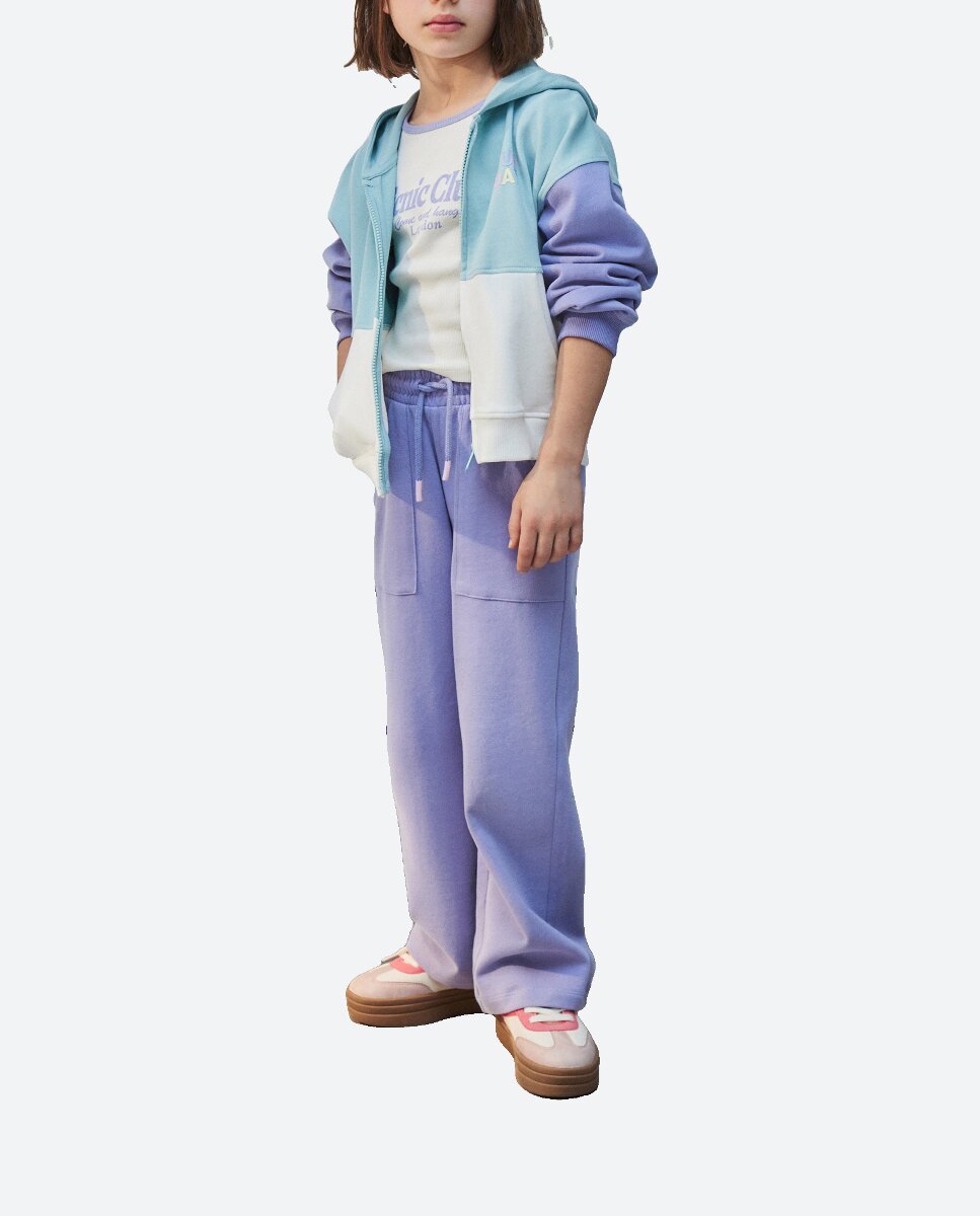 Imagen 0 de Sudadera abierta de niña con capucha