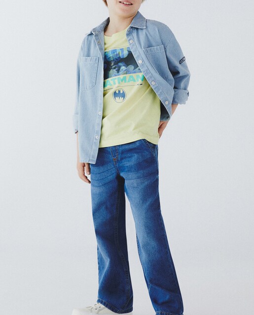 Imagen 0 de Camiseta de niño con manga corta y estampado Batman