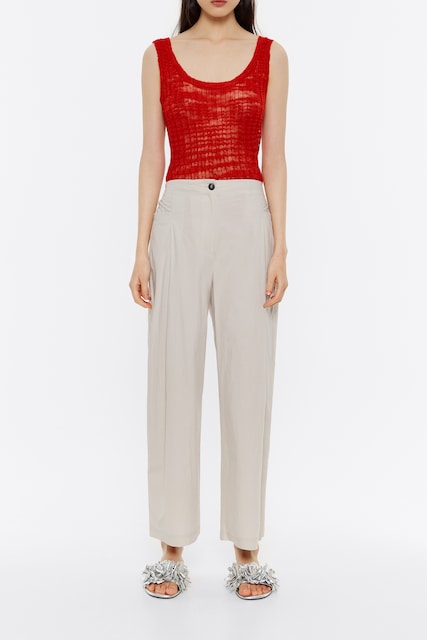 Imagen 0 de Pantalón de mujer campana algodón