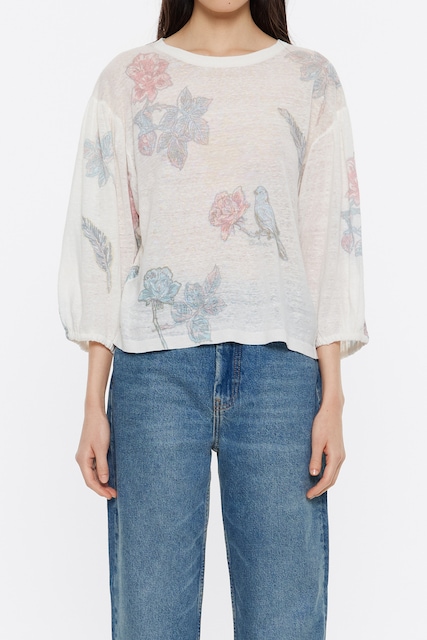 Imagen 0 de Jersey de mujer manga abullonada Birds