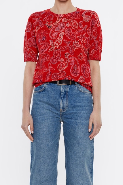 Imagen 0 de Jersey de mujer lino paisley