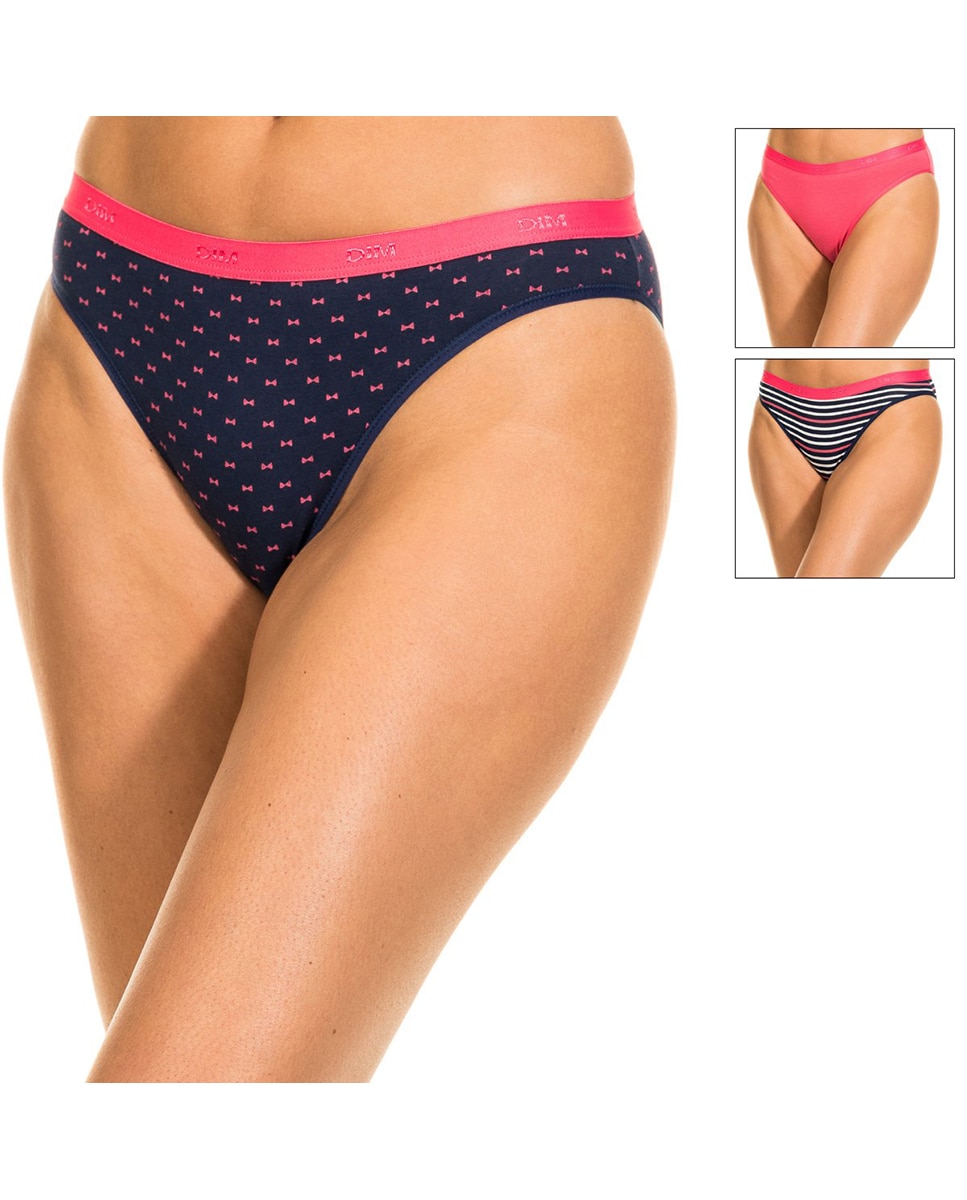 Imagen 0 de Pack-3 Bragas Slips Coton S