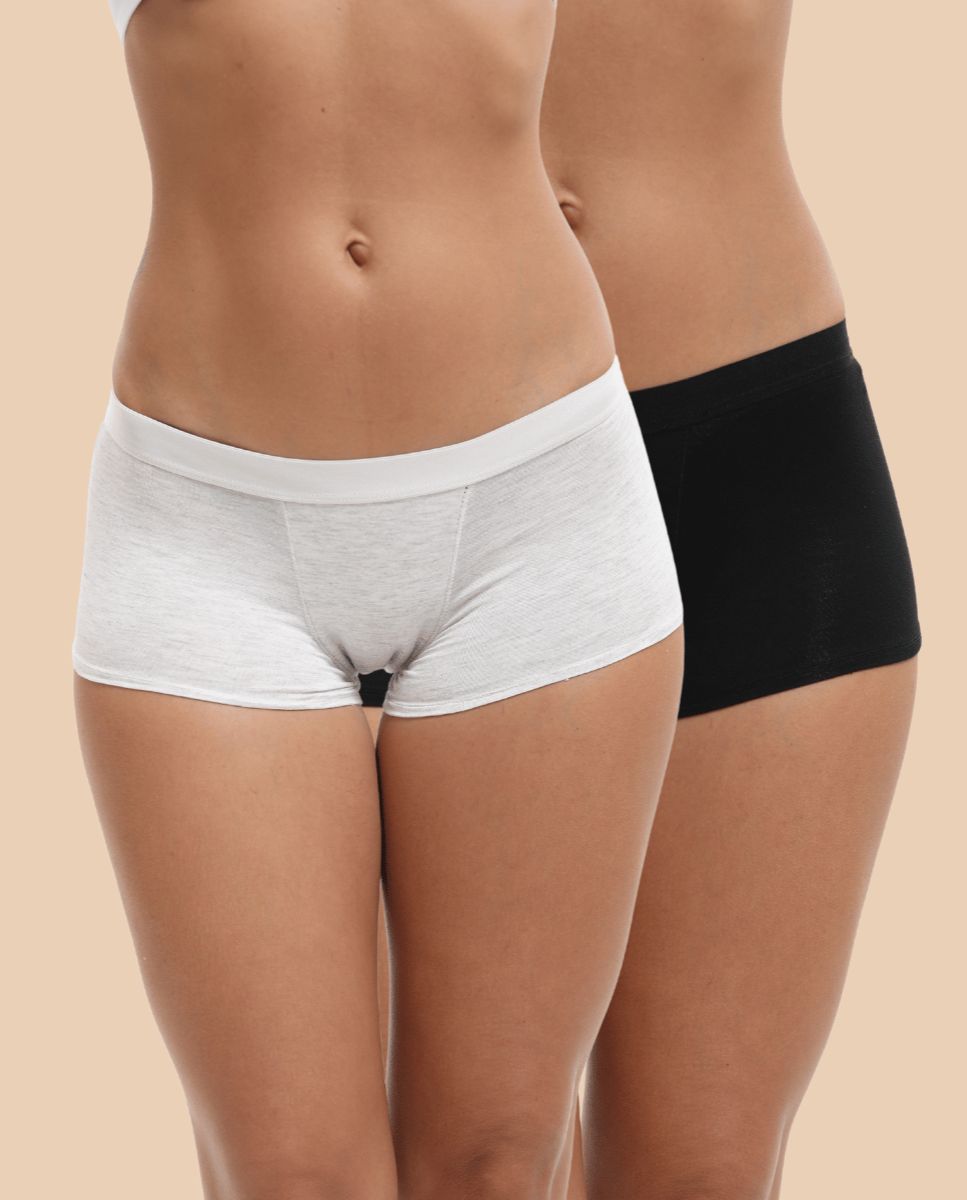 Imagen 0 de Pack-2 Short de mujer menstrual de bambú