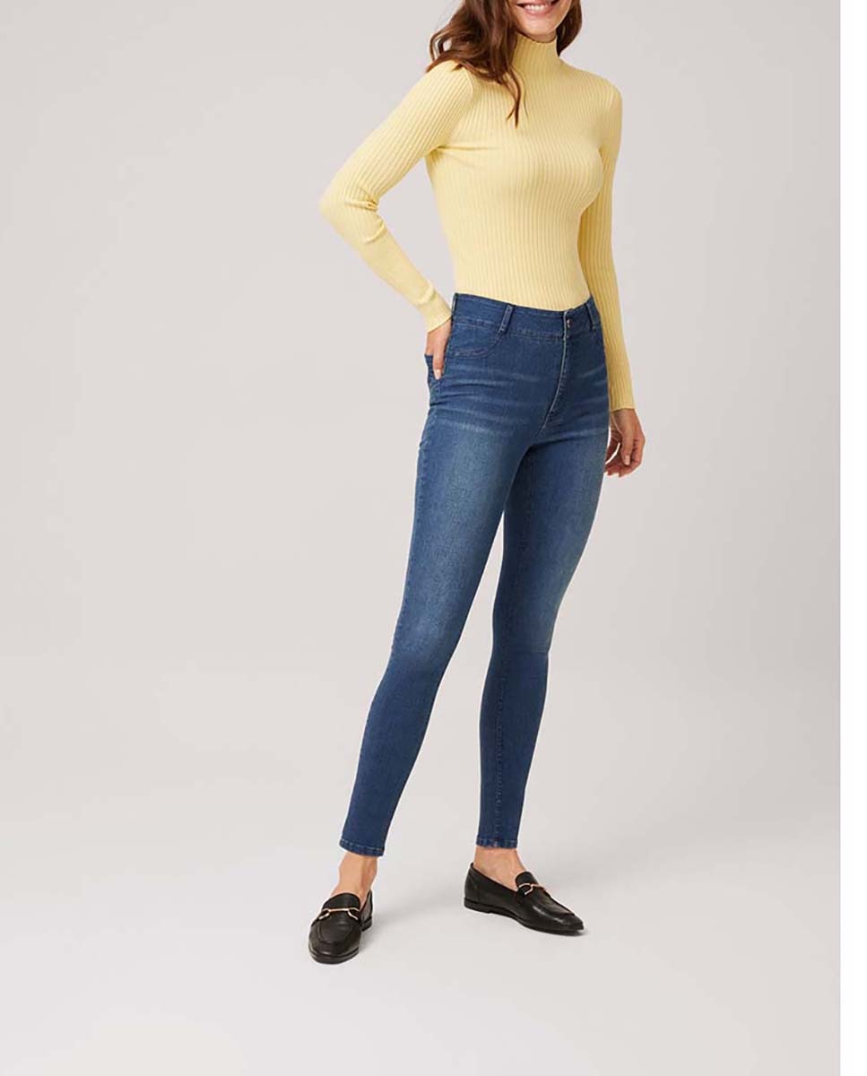 Imagen 0 de Leggings push-up de estilo vaquero