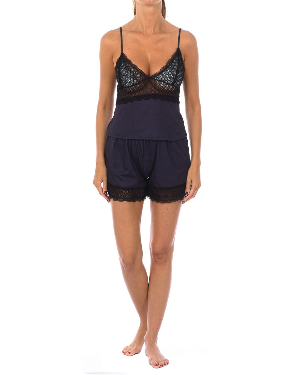Imagen 0 de Pijama de tirantes cuello de pico mujer