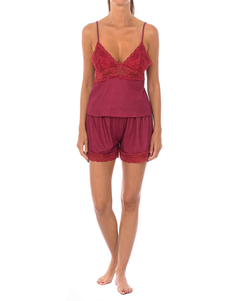 Imagen 0 de Pijama de tirantes cuello de pico mujer