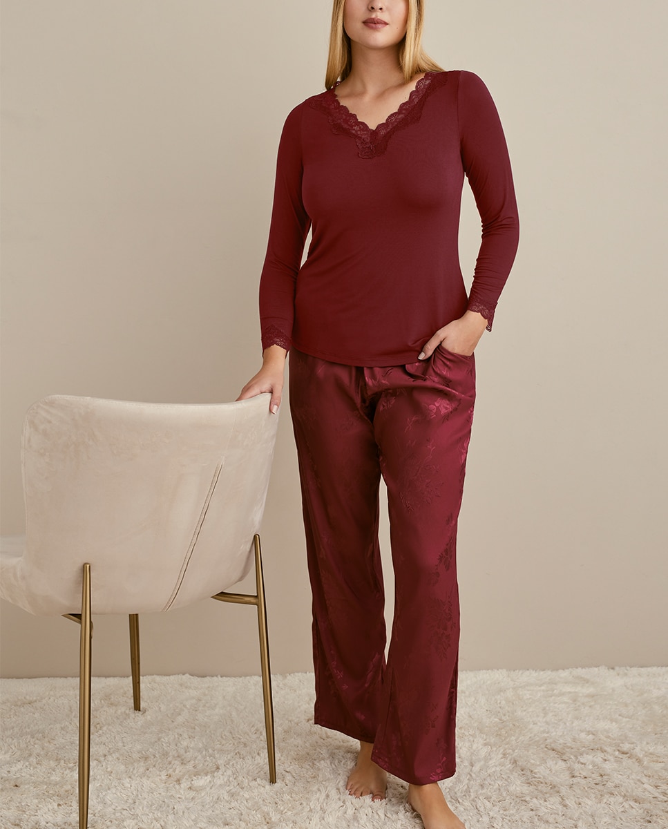 Imagen 0 de Pijama de mujer pantalón largo.