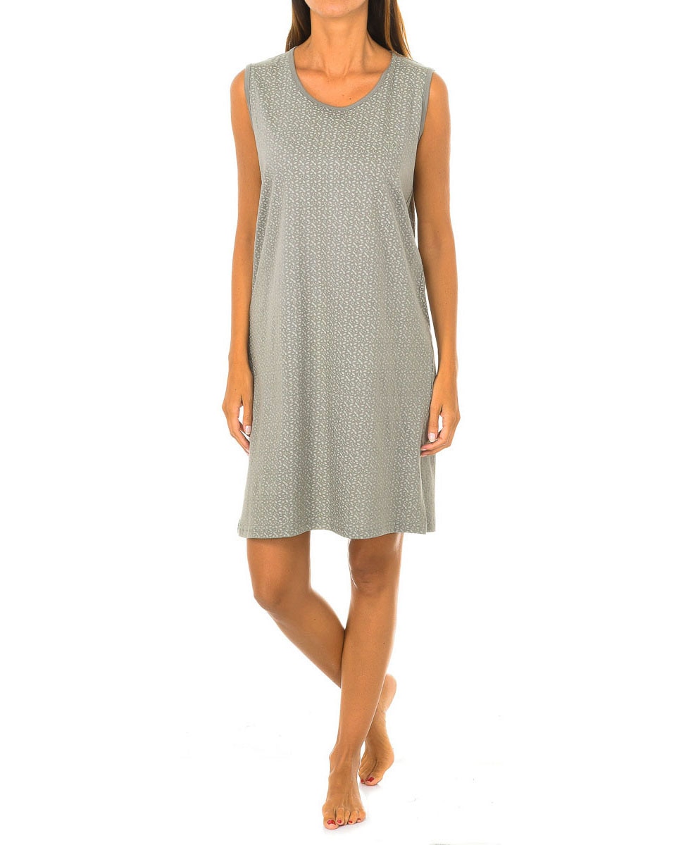Imagen 0 de Camisón de tirantes cuello redondo mujer