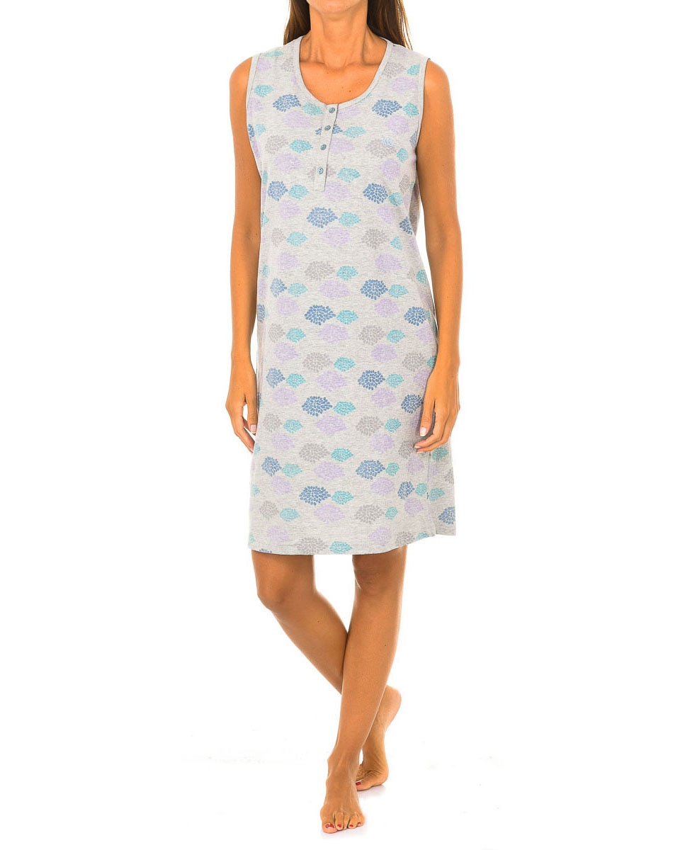 Imagen 0 de Camisón de tirantes cuello de pico mujer