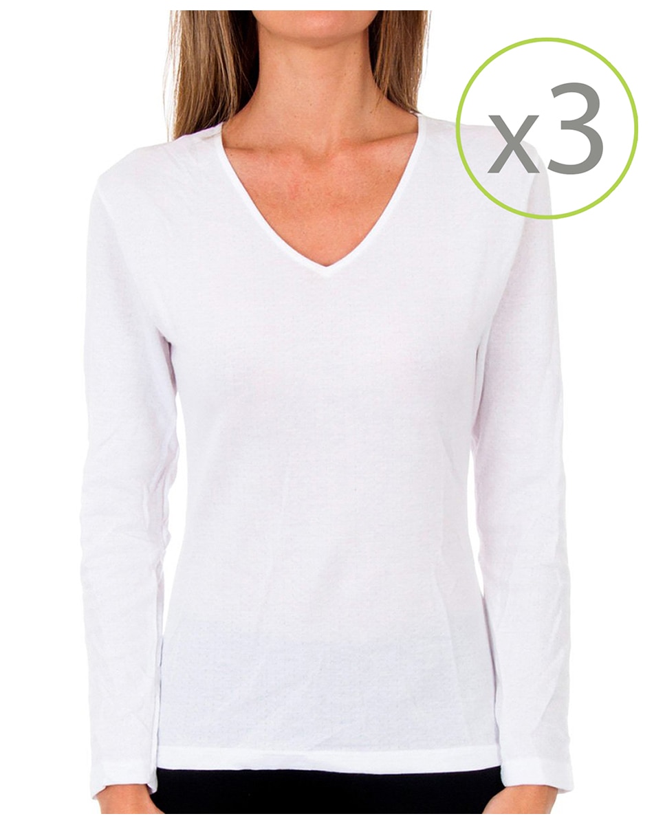 Imagen 0 de Pack 3 camisetas microthermal