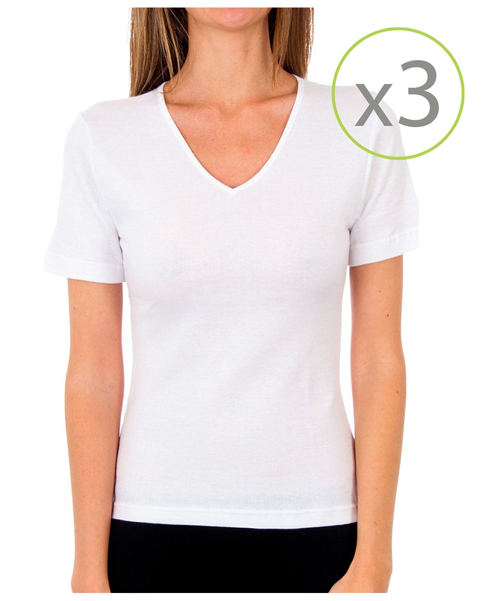 Imagen 0 de Pack 3 camisetas microthermal