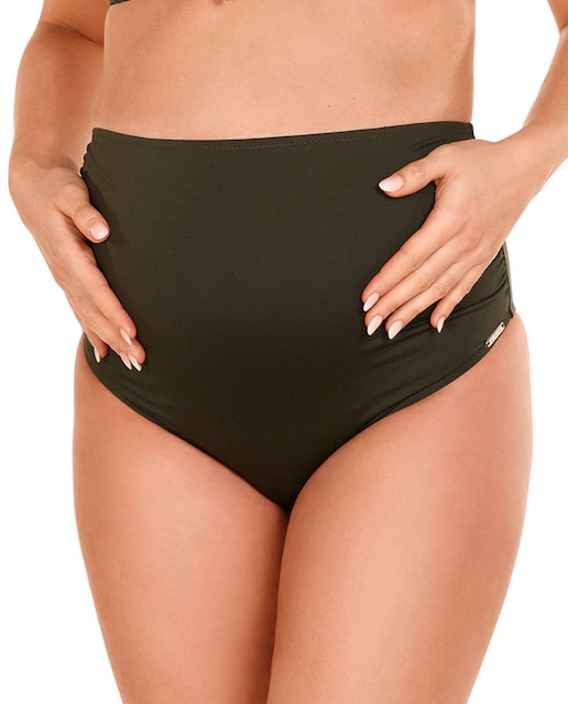 Imagen 0 de Braga de mujer bikini de premamá básica de tiro alto