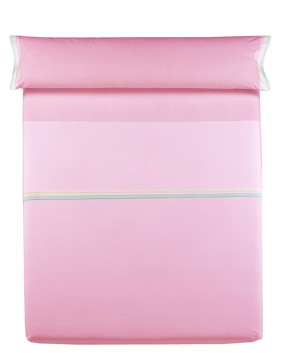 Imagen 0 de Juego sábanas Aplique rosa