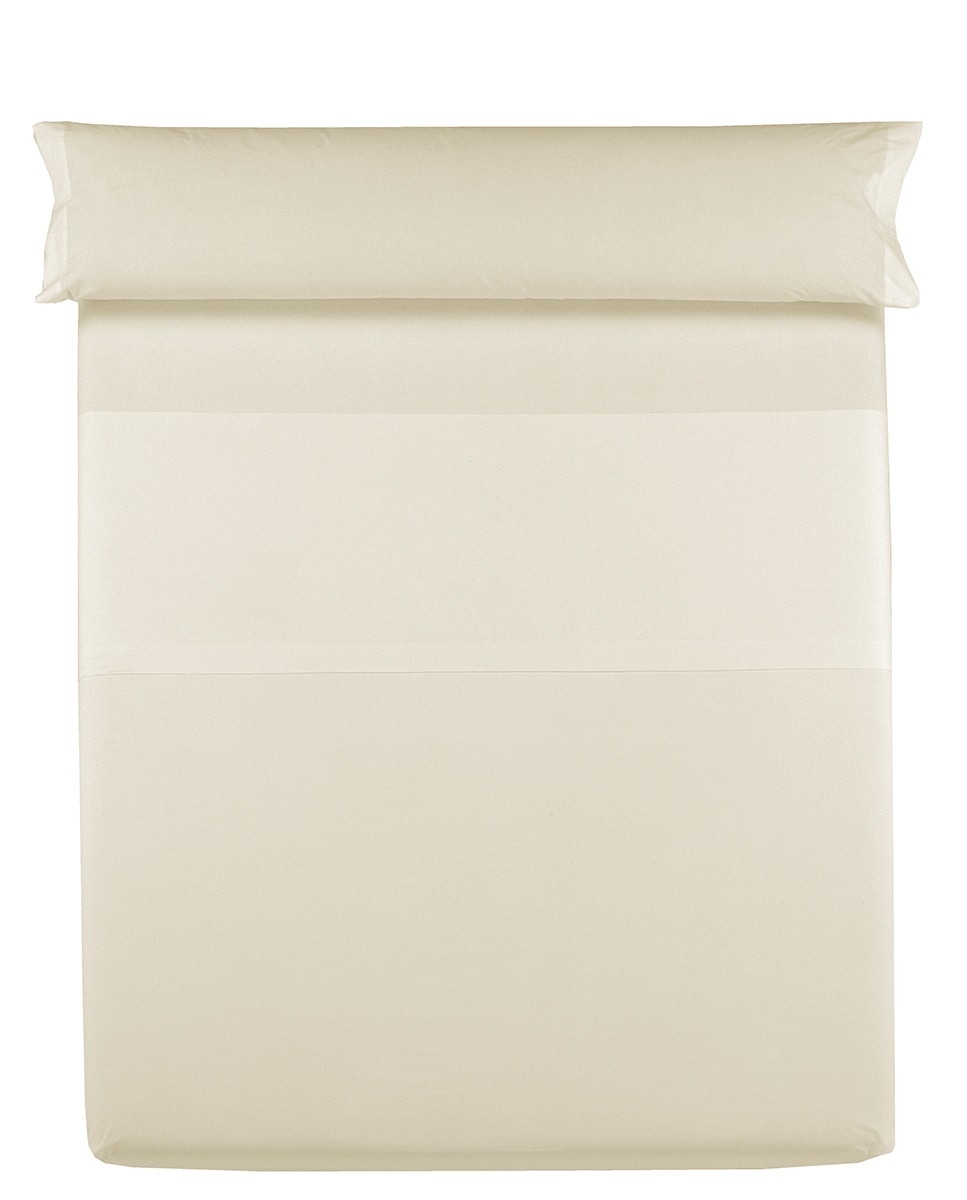 Imagen 0 de Juego sábanas Pespunte beige