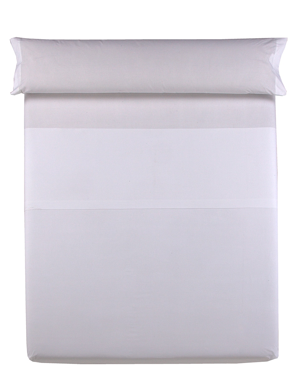 Imagen 0 de Juego sábanas Pespunte blanco