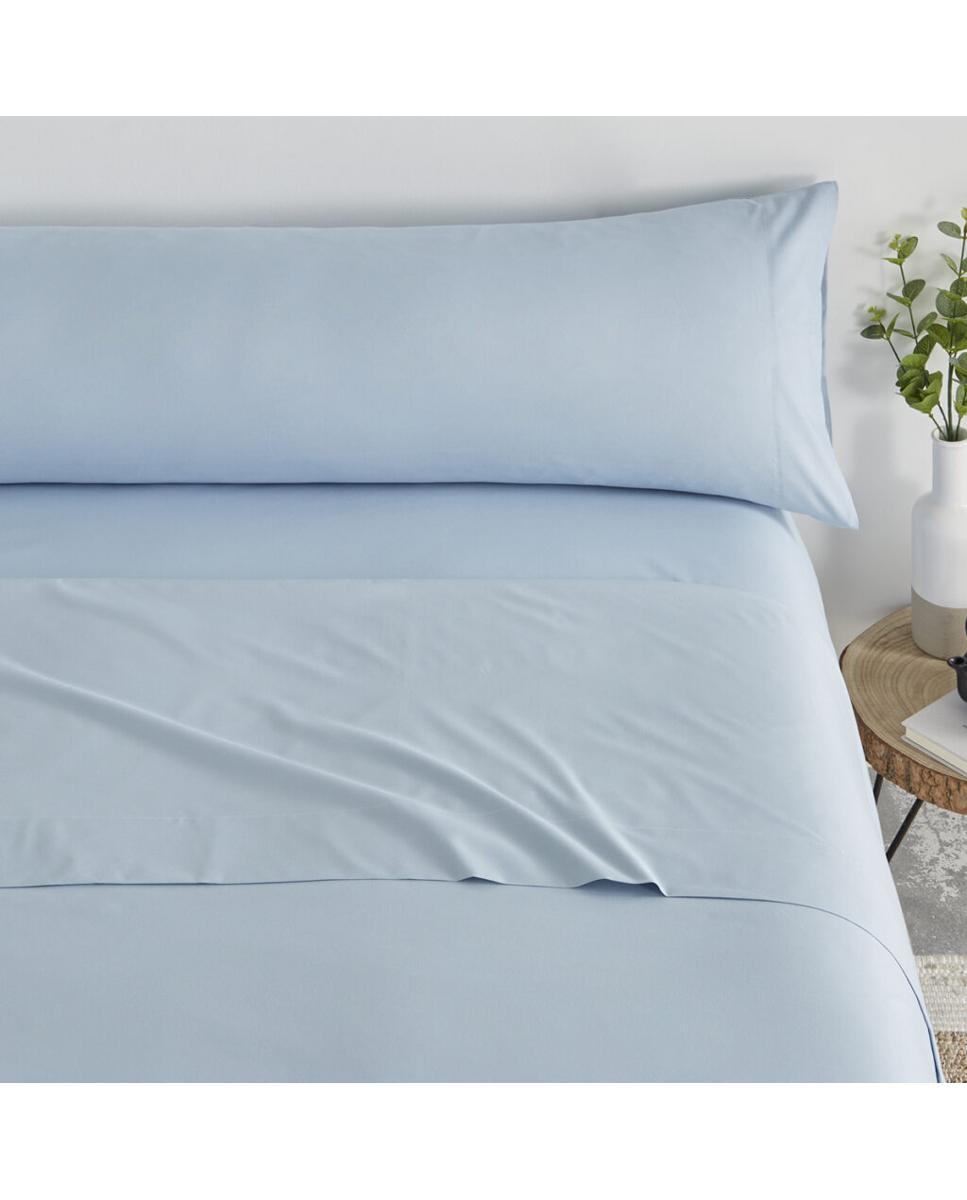 Imagen 0 de Juego sábanas liso tacto extrasuave cama 90cm