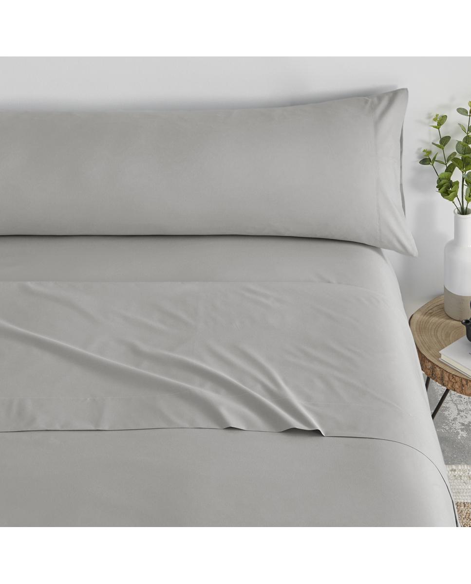 Imagen 0 de Juego sábanas liso tacto extrasuave cama 90cm