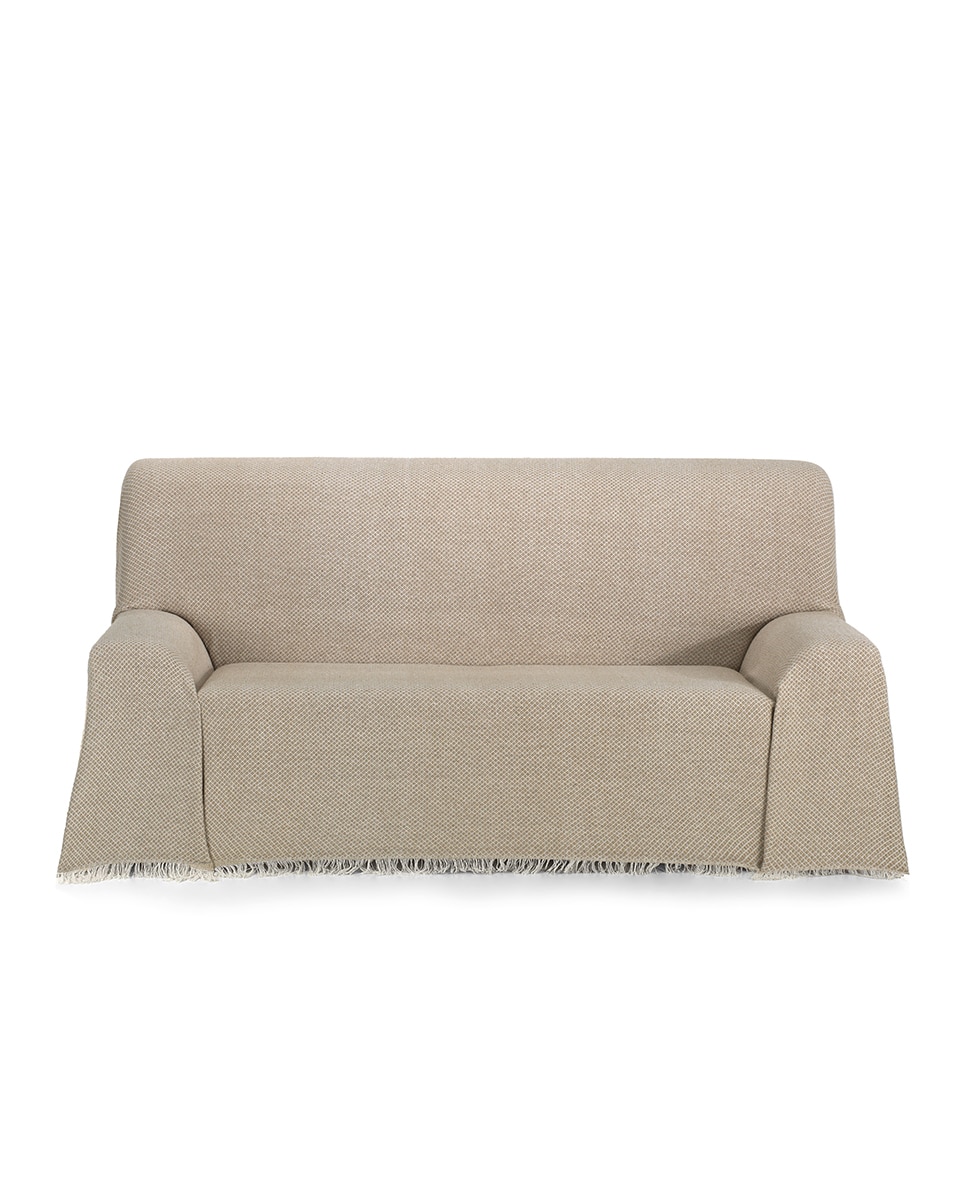 Imagen 0 de Plaid Foulard Multiusos Sofá y Cama Saona beige