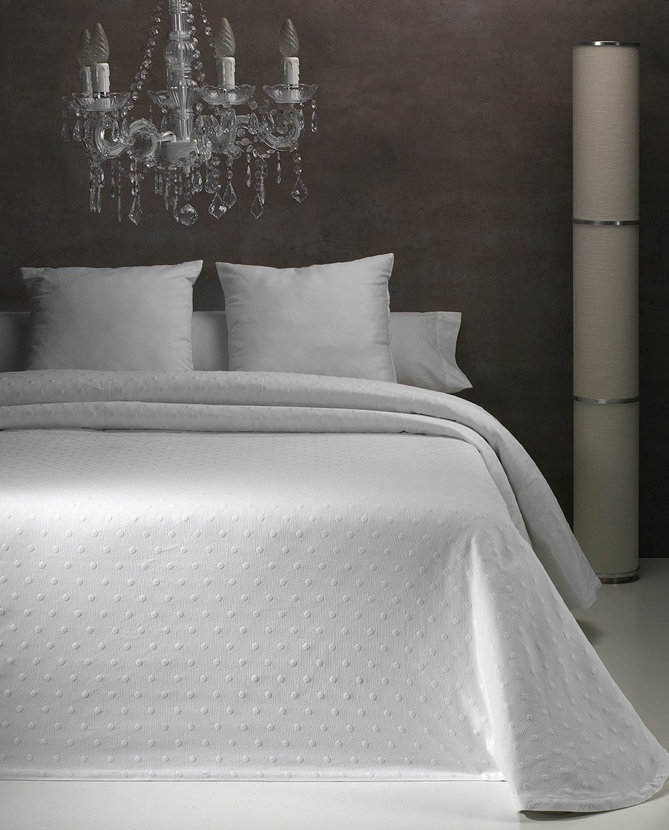 Imagen 0 de Colcha jacquard carmina blanco