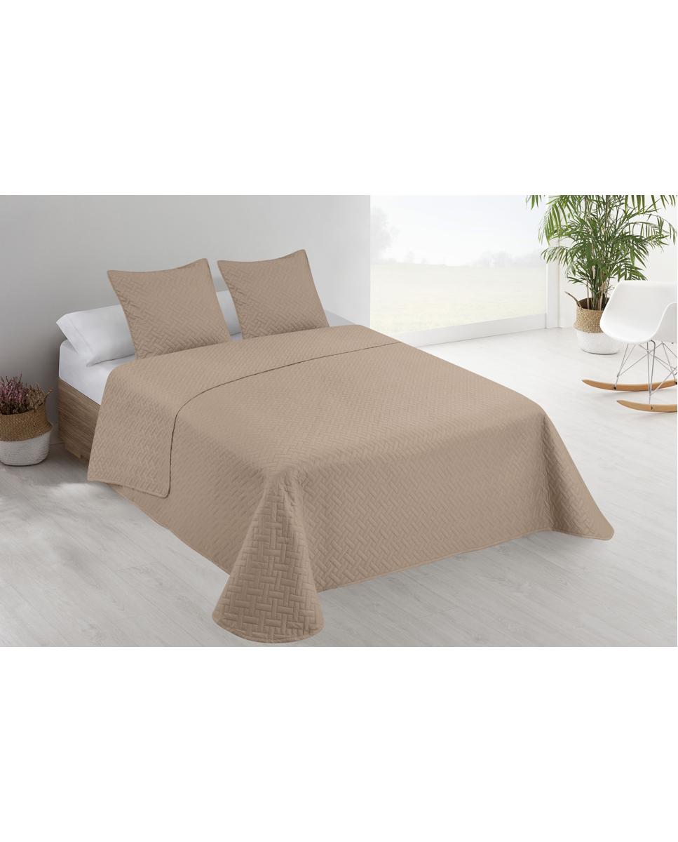 Imagen 0 de Colcha lisa + cojines acolchada cama 90
