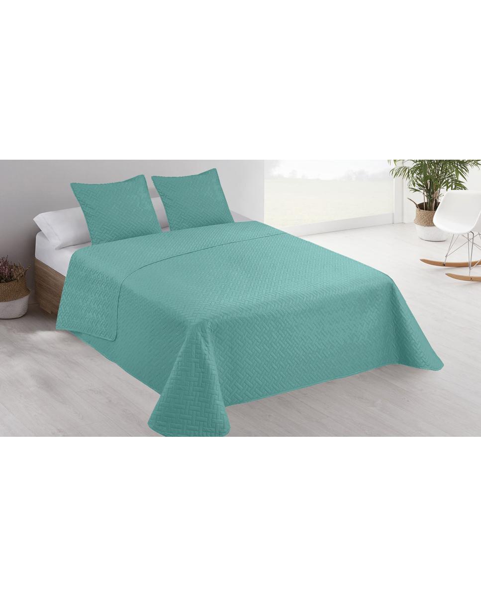 Imagen 0 de Colcha lisa + cojines acolchada cama 135