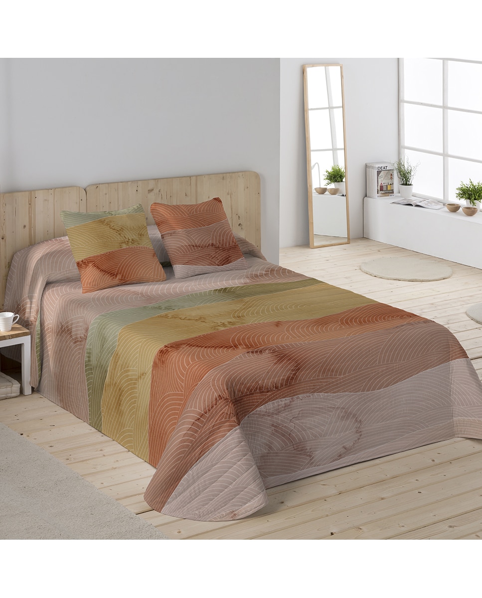 Imagen 0 de Colcha bouti + 2 fundas de cojines  cama 180