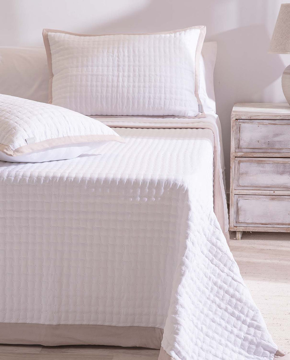 Imagen 0 de Colchas jacquard 090 cm Zenia beige