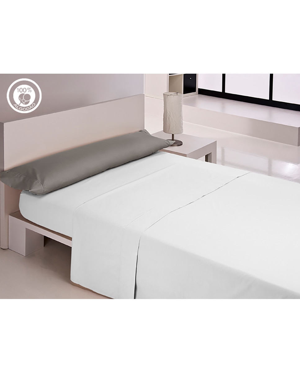 Imagen 0 de Funda de almohada 100% algodon lisos  antracita