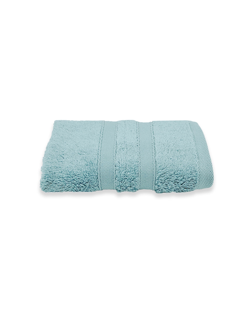 Imagen 0 de Toalla lisa 500 grs. tocador menta pack 3 uds.