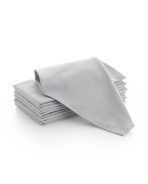 Imagen 0 de Pack 6 servilletas satén Rubi 45x45 cm gris claro