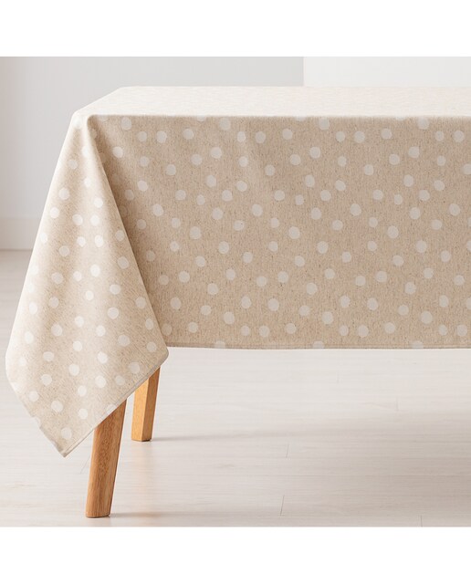 Imagen 0 de Mantel antimanchas jacquard point lino