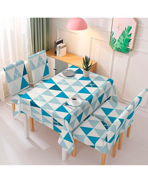 Imagen 0 de Mantel impermeable de 140x180cm y 4 fundas de silla