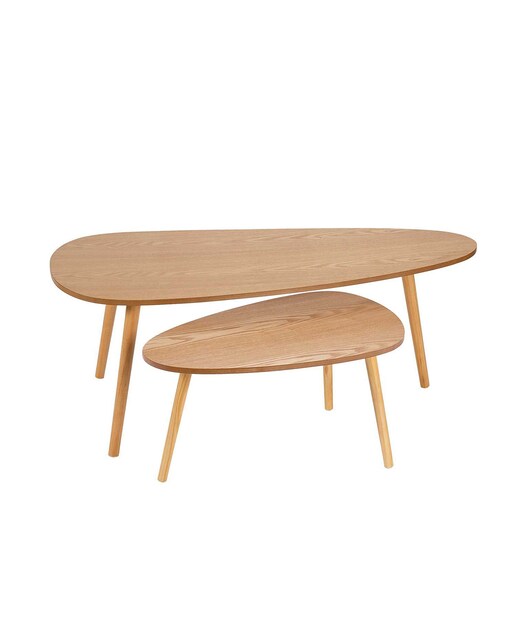 S/2 mesas nido auxilares m.fresno