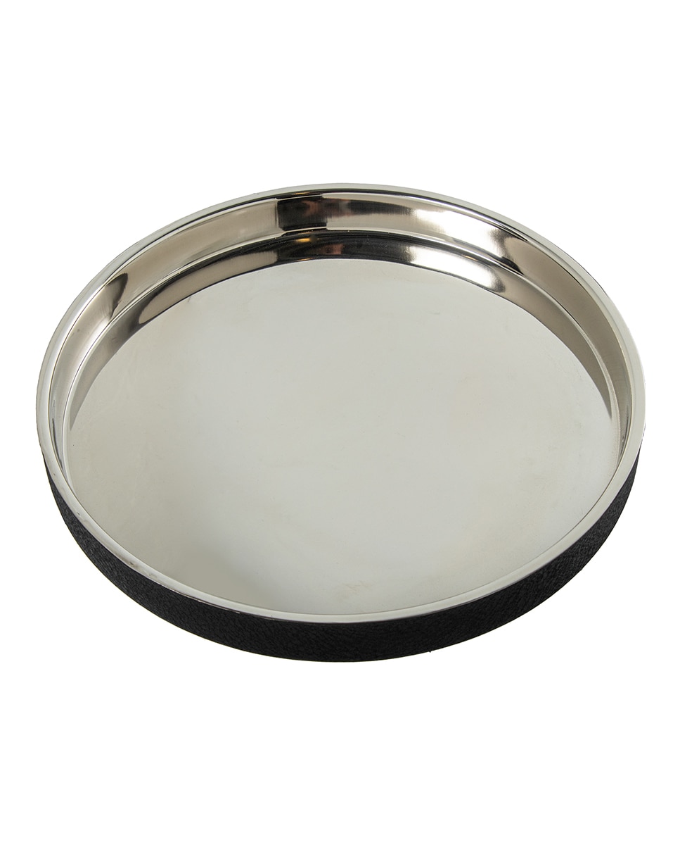 Imagen 0 de Bandeja redonda acero inox., cubierta negra