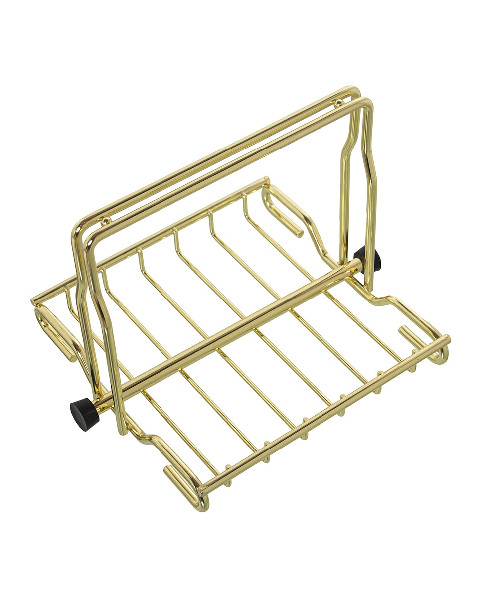 Imagen 0 de Servilletero metal dorado