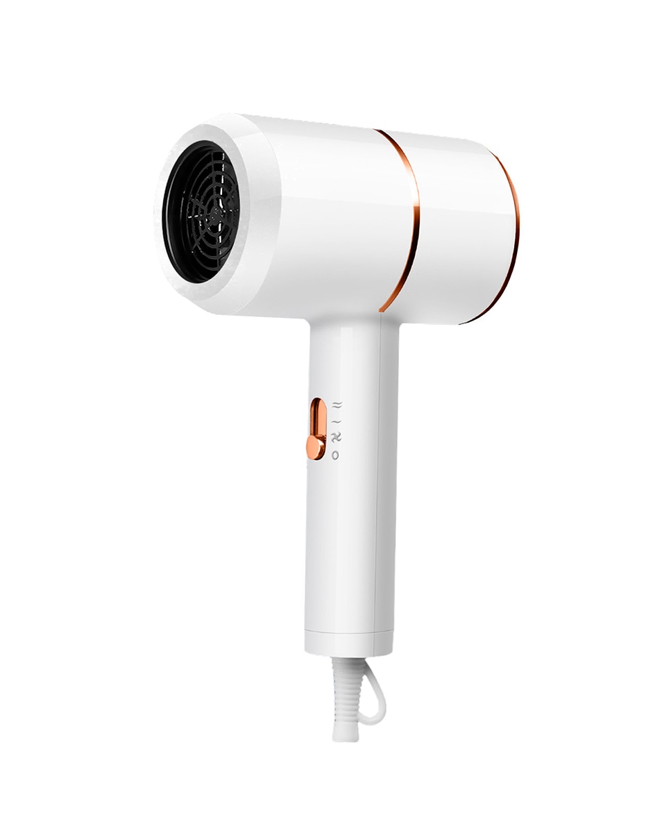 Imagen 0 de Secador iónico con 800W, luz azul hidratante y 3 niveles de velocidad.