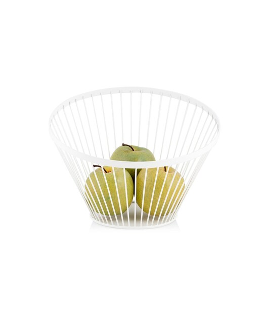 Centro de mesa metal blanco 30x20,5