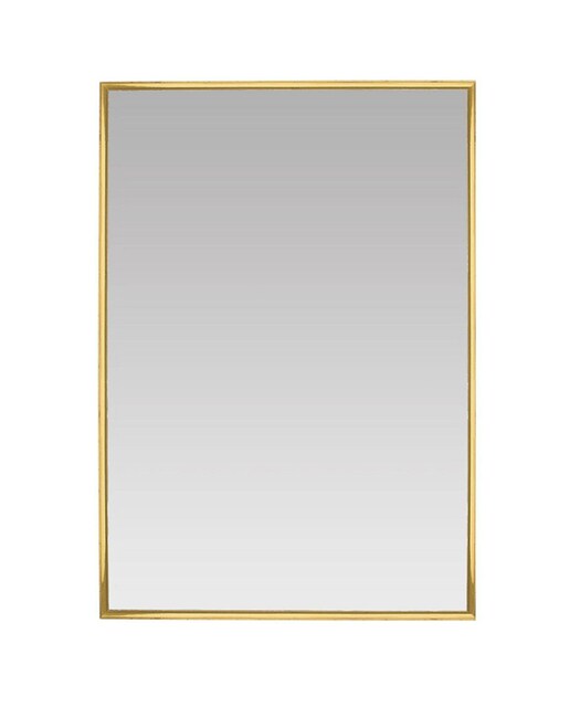 Espejo pared dorado alumin