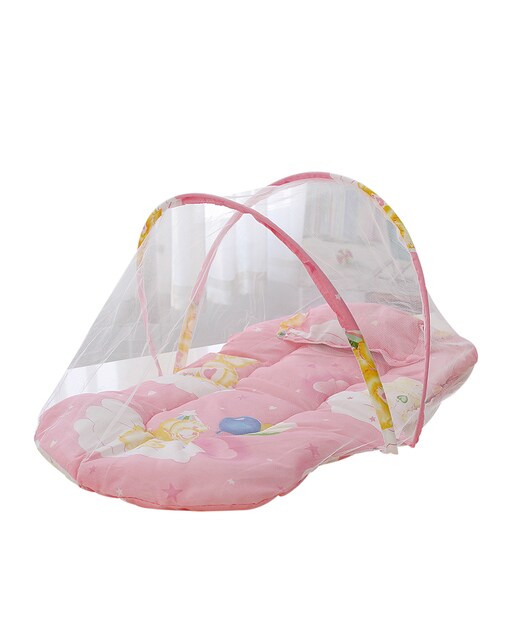 Imagen 0 de Mosquitera plegable portátil para bebés con colchón y almohada. 60x58x55 cm.