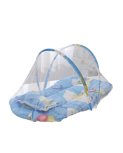 Imagen 0 de Mosquitera plegable portátil para bebés con colchón y almohada. 60x58x55 cm.