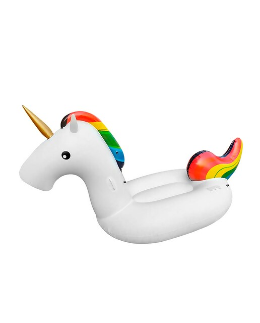 Imagen 0 de Flotador gigante con forma de unicornio 200x100 cm.
